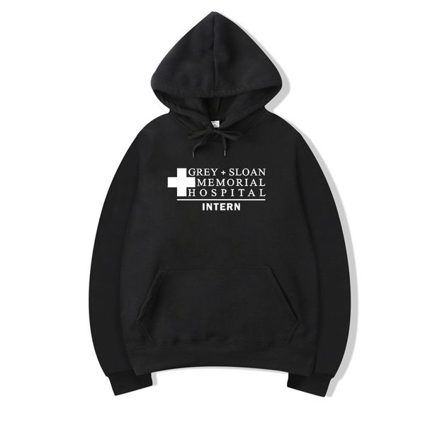 pkorli grey's anatomy sweatshirt men women grey+ sloan memorial hospital intern hoodie pullovers long sleeve fleece hoody, Black
pkorli grey's anatomy sweatshirt men women grey+ sloan memorial hospital intern hoodie pullovers long sleeve fleece hoody, Black