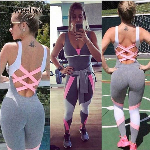 fashion yoga set women gym sporting playsuit clothing exercise jumpsuit running sportswear soft yoga leggings, White;red
fashion yoga set women gym sporting playsuit clothing exercise jumpsuit running sportswear soft yoga leggings, White;red