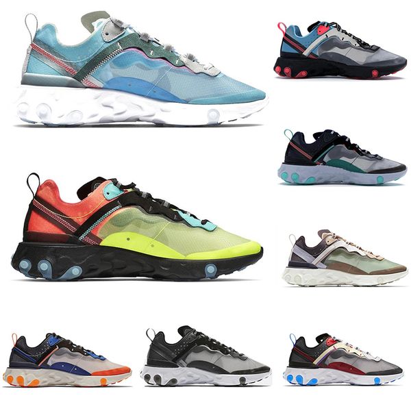 2019 new react element 87 fashion luxury men women designer running shoes undercover blue glow olive ladies trainers tennis sports shoes, White;red
2019 new react element 87 fashion luxury men women designer running shoes undercover blue glow olive ladies trainers tennis sports shoes, White;red