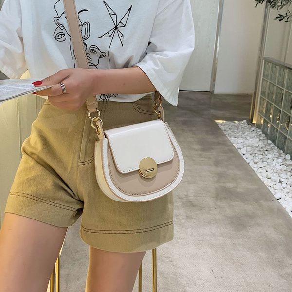 fashion mini saddle bag women contrast color pu leather good quality shoulder bag ladies crossbody messenger bags #50
fashion mini saddle bag women contrast color pu leather good quality shoulder bag ladies crossbody messenger bags #50