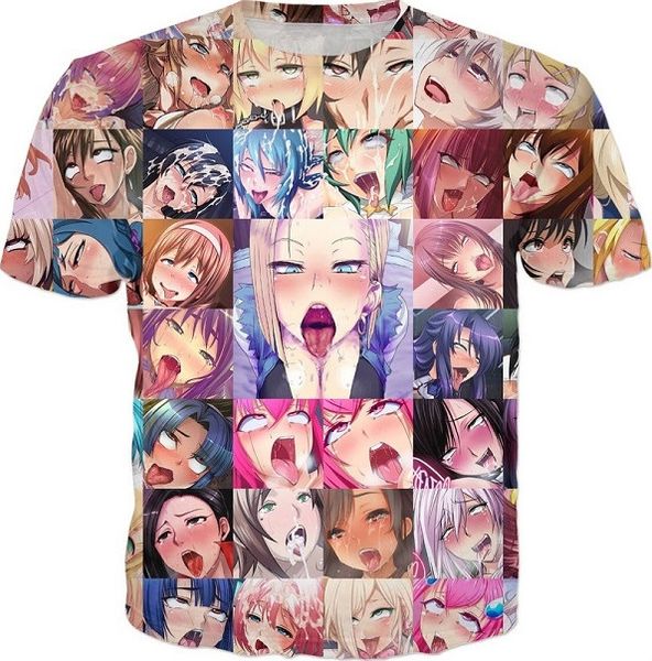 2019 hop fashion ahegao tees t-shirt ahego faces print casual t shirts summer style funny new 3d hentai hip men/women henta wcgn, Black
2019 hop fashion ahegao tees t-shirt ahego faces print casual t shirts summer style funny new 3d hentai hip men/women henta wcgn, Black