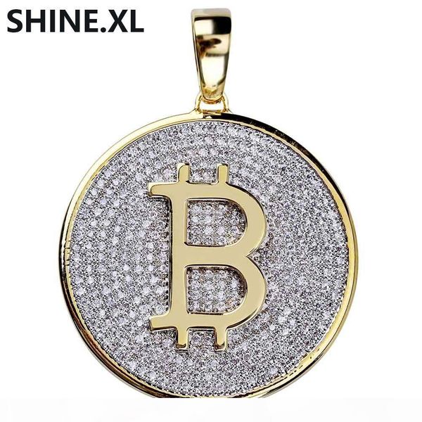 hip hop iced out круглый bitcoin подвеска micro pave cz камень ожерелье цвета золота гальваническим золотая цепь для мужчин, Silver
hip hop iced out круглый bitcoin подвеска micro pave cz камень ожерелье цвета золота гальваническим золотая цепь для мужчин, Silver