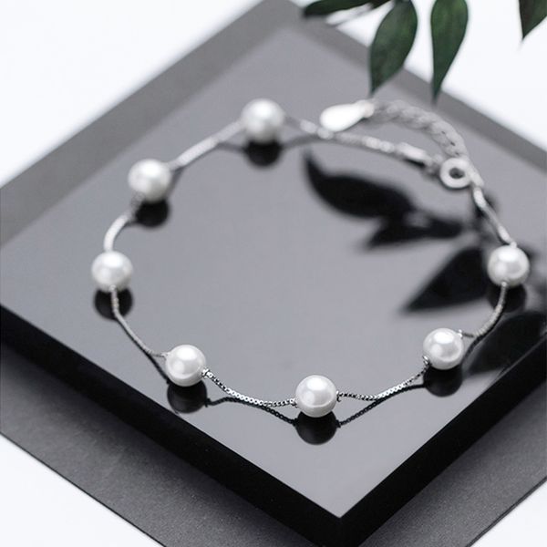 pearl anklet for women 925 sterling silver career style s925 anklet bracelets beach boho foot jewelry wedding valentine's day, Red;blue
pearl anklet for women 925 sterling silver career style s925 anklet bracelets beach boho foot jewelry wedding valentine's day, Red;blue