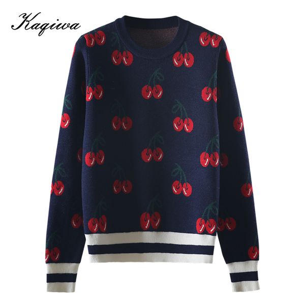 2020 autumn winter new korean long sleeve college style cherry jacquard pullover knitted women's underpainting sweater b-173, White;black
2020 autumn winter new korean long sleeve college style cherry jacquard pullover knitted women's underpainting sweater b-173, White;black