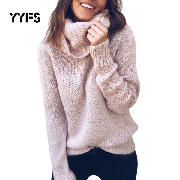 women sweaters turtleneck fashion autumn winter warm mohair pullover long sleeve casual loose sweater knitted jumper female 3xl, White;black
women sweaters turtleneck fashion autumn winter warm mohair pullover long sleeve casual loose sweater knitted jumper female 3xl, White;black