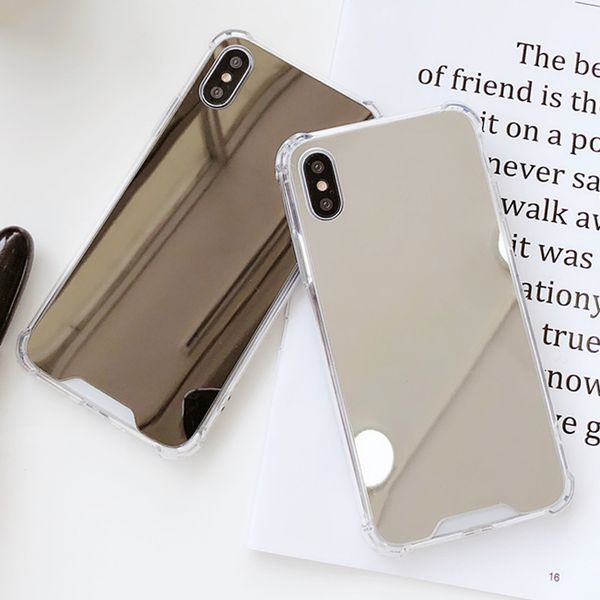 luxury mirror phone capa case for iphone 11 pro x 7 6 6s 8 plus tpu airbag soft back cover anti-knock coque samsung s8 s9 plus note 8 9
luxury mirror phone capa case for iphone 11 pro x 7 6 6s 8 plus tpu airbag soft back cover anti-knock coque samsung s8 s9 plus note 8 9