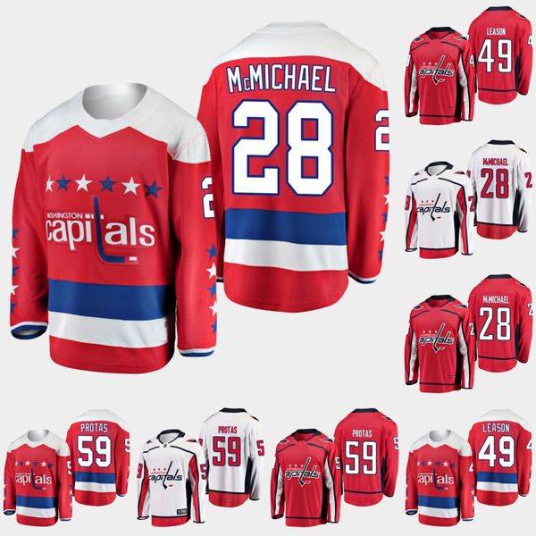 2019 Draft Washington Capitals Jersey 28 Connor McMichael 59 Aliaksei Protas 49 Brett Leason 43 Tom Wilson Nicklas Backstrom Hockey Jerseys
2019 Draft Washington Capitals Jersey 28 Connor McMichael 59 Aliaksei Protas 49 Brett Leason 43 Tom Wilson Nicklas Backstrom Hockey Jerseys