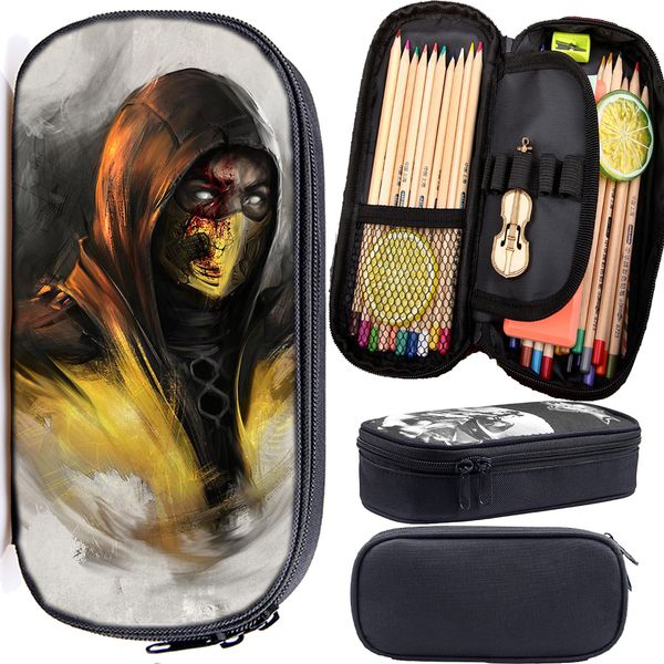 new scorpion in mortal kombat x mask pencil case boys girls students school case stationery bag children kids pencil bag
new scorpion in mortal kombat x mask pencil case boys girls students school case stationery bag children kids pencil bag