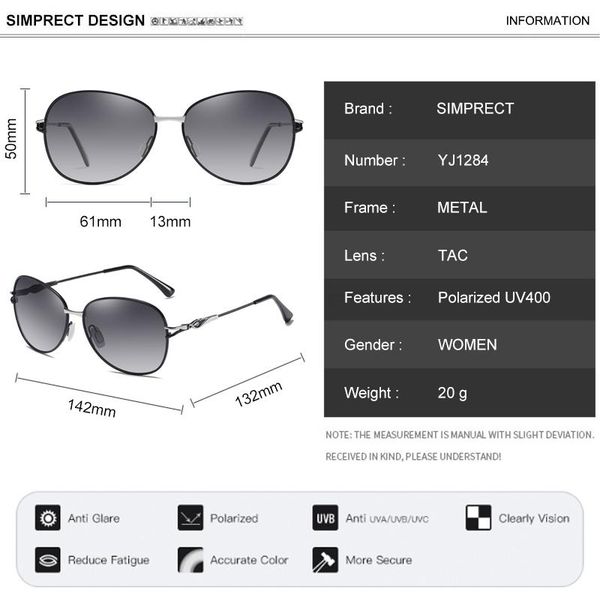 simprect memory metal polarized sunglasses women 2020 fashion oversized sunglasses retro anti-glare sun glasses shades for women dryqo
simprect memory metal polarized sunglasses women 2020 fashion oversized sunglasses retro anti-glare sun glasses shades for women dryqo