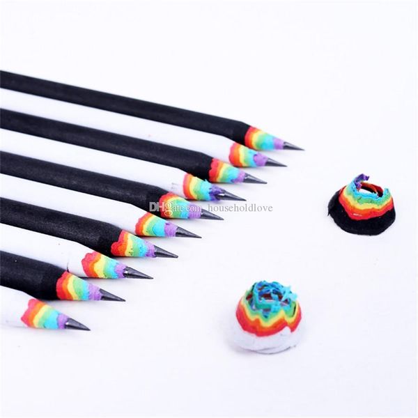 creative rainbow pencil hb wholesale sketch painting non-toxic environmental protection pencil paper personality student gift prizes
creative rainbow pencil hb wholesale sketch painting non-toxic environmental protection pencil paper personality student gift prizes