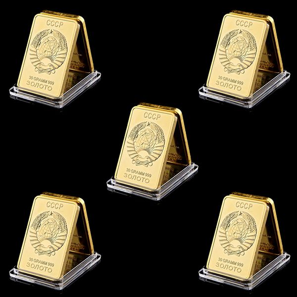 5pcs collectible soviet gold bar russian ussr national emblem soviet medal gold bullion bars ingot bar gifts
5pcs collectible soviet gold bar russian ussr national emblem soviet medal gold bullion bars ingot bar gifts