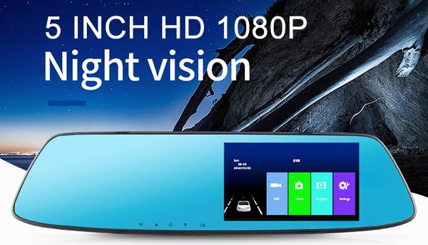 5 inch touch screen ips screen full hd 1080p car dvr dual lens rearview mirror video recorder dash cam automatic recorder
5 inch touch screen ips screen full hd 1080p car dvr dual lens rearview mirror video recorder dash cam automatic recorder