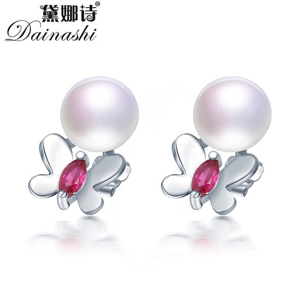 dainashi fashion 925 sterling silver flower zircon earrings 100% genuine natural freshwater pearl stud earrings for women, Golden;silver
dainashi fashion 925 sterling silver flower zircon earrings 100% genuine natural freshwater pearl stud earrings for women, Golden;silver