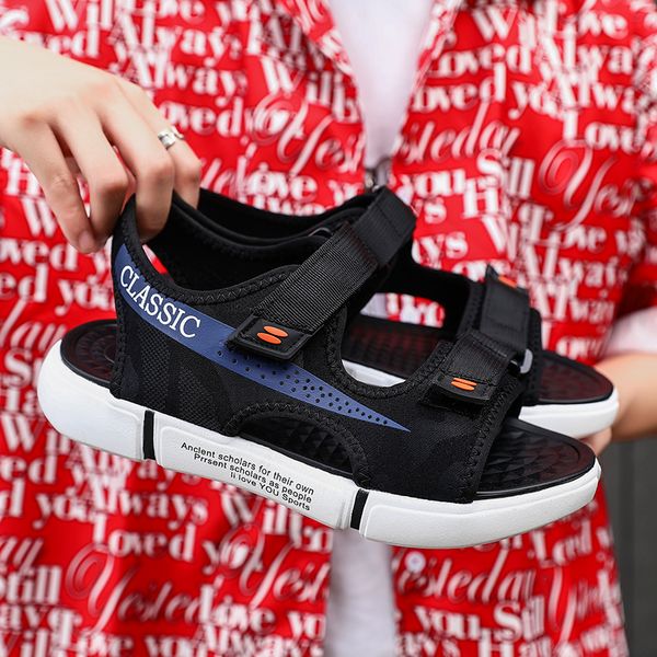 2019 men sandals summer flip flops slippers men outdoor beach casual shoes male sandals water shoes sandalia masculina, Black
2019 men sandals summer flip flops slippers men outdoor beach casual shoes male sandals water shoes sandalia masculina, Black