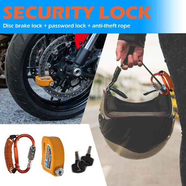 motorcycle helmet combination lock alarm disc lock with steel wire reminder rope compact and portable carry convenient
motorcycle helmet combination lock alarm disc lock with steel wire reminder rope compact and portable carry convenient