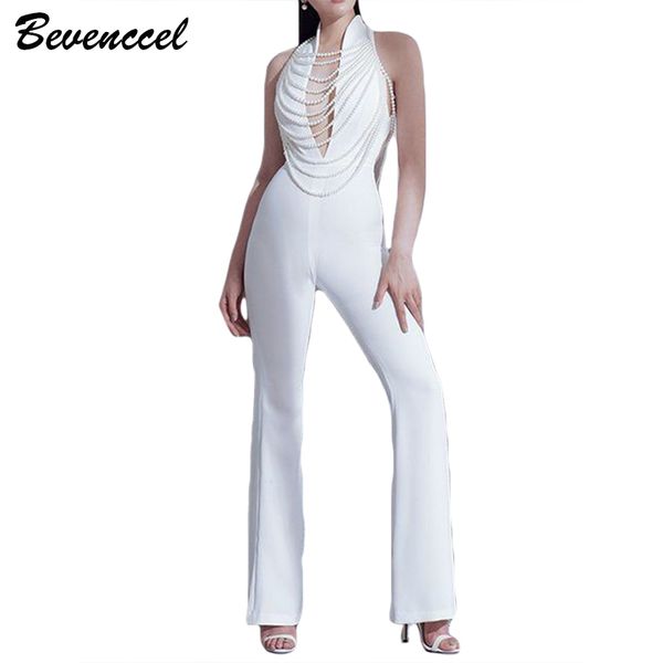 wholesale 2019 women jumpsuit white new chic sleeveless halter bodycon jumpsuit beads cocktail backless party summer bodysuit, Black;white
wholesale 2019 women jumpsuit white new chic sleeveless halter bodycon jumpsuit beads cocktail backless party summer bodysuit, Black;white