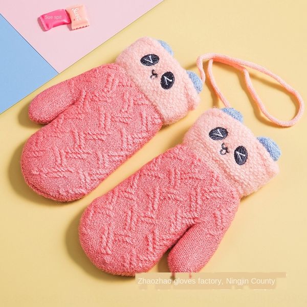 cute warm knitted wool warm and gloves winter plush thickened children's gloves, White
cute warm knitted wool warm and gloves winter plush thickened children's gloves, White