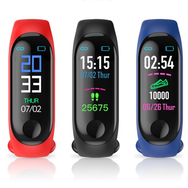 M3 Smart Band Bracelet Heart Rate Watch Activity Fitness Tracker Pulseira Reloj Inteligente PK Fitbit For Apple Xiaomi Watch 50pcs
M3 Smart Band Bracelet Heart Rate Watch Activity Fitness Tracker Pulseira Reloj Inteligente PK Fitbit For Apple Xiaomi Watch 50pcs