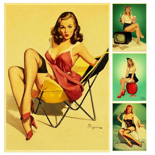 pin up girls beauty retro poster vintage poster wall decor for home bar cafe for personal room decor
pin up girls beauty retro poster vintage poster wall decor for home bar cafe for personal room decor