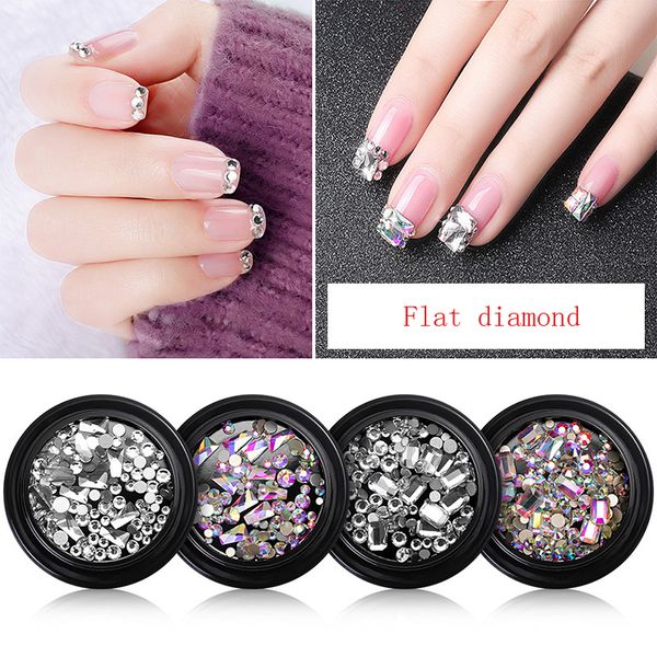 1box crystal ab 3d nail art rhinestones gems flatback stones diy decorations manicure diamond jewelry different shapes for nails, Silver;gold
1box crystal ab 3d nail art rhinestones gems flatback stones diy decorations manicure diamond jewelry different shapes for nails, Silver;gold