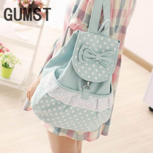 new women backpacks bow school bag lace canvas backpack dot printing travel bags girls bag
new women backpacks bow school bag lace canvas backpack dot printing travel bags girls bag