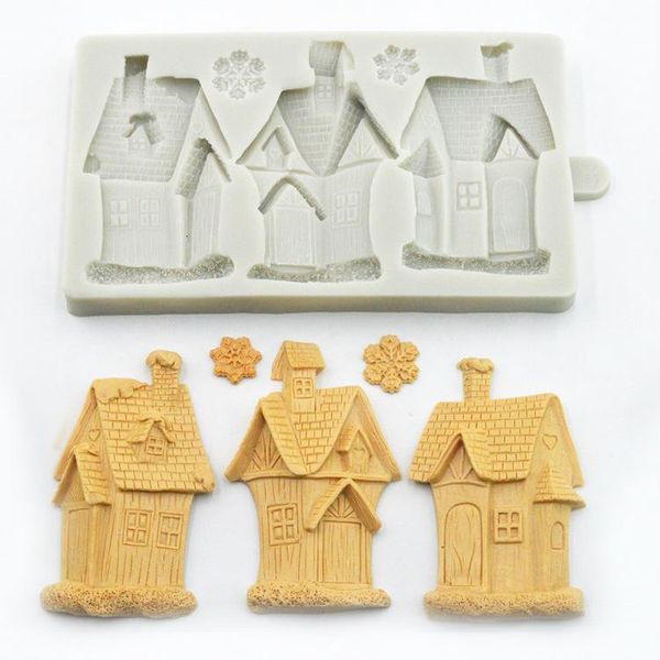 3 рождественская церковь пряничный дом силикон mold fondant торт шоколадные конфеты силиконовые декорирования инструменты для литейной формы
3 рождественская церковь пряничный дом силикон mold fondant торт шоколадные конфеты силиконовые декорирования инструменты для литейной формы