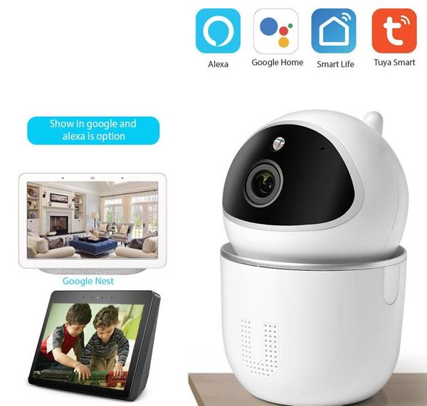 tuya alexa camera auto tracking wifi baby monitor home security ip camera ir night vision alexa google support cctv camera, Black;white
tuya alexa camera auto tracking wifi baby monitor home security ip camera ir night vision alexa google support cctv camera, Black;white