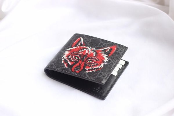 printed wolf men short wallets fashion man letter real leather mini card holder for women with box, Red;black
printed wolf men short wallets fashion man letter real leather mini card holder for women with box, Red;black