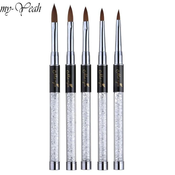 10/12/15/17/19mm nail art uv gel builder kolinsky painting brush flower petal carving pattern drawing pen manicure tool, Yellow
10/12/15/17/19mm nail art uv gel builder kolinsky painting brush flower petal carving pattern drawing pen manicure tool, Yellow