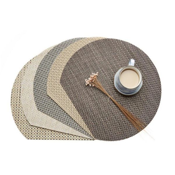 irregular pvc placemats non-slip table mats heat resistant pad waterproof placements for kitchen tableware decoration
irregular pvc placemats non-slip table mats heat resistant pad waterproof placements for kitchen tableware decoration