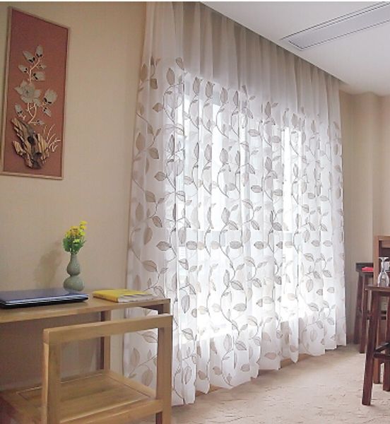 decoration yarn voile tulle blind curtains for living room, european burnt luxurious embroidered brown/white leaf curtain
decoration yarn voile tulle blind curtains for living room, european burnt luxurious embroidered brown/white leaf curtain