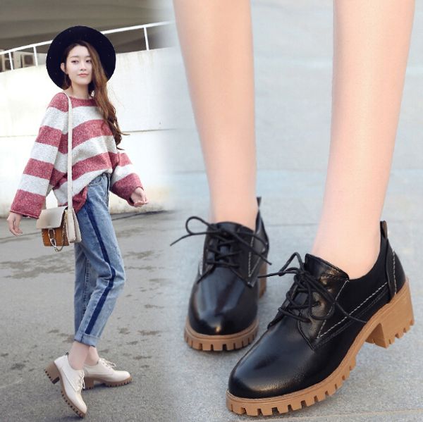 wholesale korean women's shoes autumn and winter new martin boots low to help the roots before the laces boots wholesale, Black
wholesale korean women's shoes autumn and winter new martin boots low to help the roots before the laces boots wholesale, Black