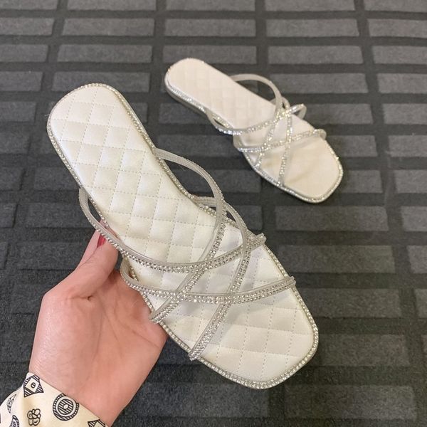 new summer slippers women casual flat with flip flops female fashion crystal sandals causal beach shoes woman, Black
new summer slippers women casual flat with flip flops female fashion crystal sandals causal beach shoes woman, Black