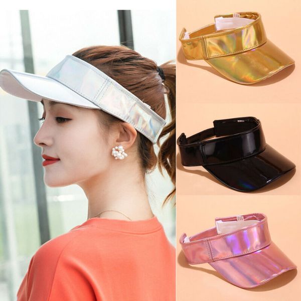 summer women men laser cap visors hats outdoor travel girls solid color sports beach hat adjustable women visor cap new, Blue;gray
summer women men laser cap visors hats outdoor travel girls solid color sports beach hat adjustable women visor cap new, Blue;gray