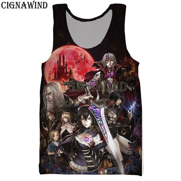 new summer bloodstained curse of the moon vest men/women 3d printing vests casual harajuku style bodybuilding streetwear, White;black
new summer bloodstained curse of the moon vest men/women 3d printing vests casual harajuku style bodybuilding streetwear, White;black
