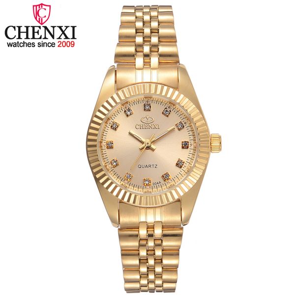 chenxi brand girl watch women fashion casual quartz watches ladies gloden stainless steel female gifts clock wristwatch, Slivery;brown
chenxi brand girl watch women fashion casual quartz watches ladies gloden stainless steel female gifts clock wristwatch, Slivery;brown