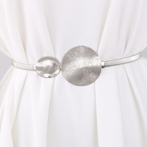 metal elastic metal waist silver color chain belts brand female double buckle round for women dress strap waistband cummerbunds, Black;brown
metal elastic metal waist silver color chain belts brand female double buckle round for women dress strap waistband cummerbunds, Black;brown