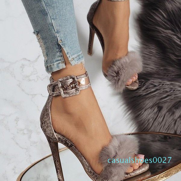 2019 new european and american rabbit hair word with high heels female designer dress sandals large size 43 yards tide 27c, Black
2019 new european and american rabbit hair word with high heels female designer dress sandals large size 43 yards tide 27c, Black
