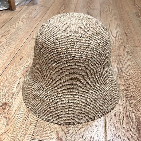 female bucket niche designer straight-tube fisherman lafite crochet sun hat bucket hat tide, Blue;gray
female bucket niche designer straight-tube fisherman lafite crochet sun hat bucket hat tide, Blue;gray