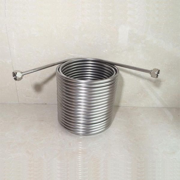 21m cooling coil double layer food grade 304 stainless steel jockey box coil with 5 8 connector
21m cooling coil double layer food grade 304 stainless steel jockey box coil with 5 8 connector