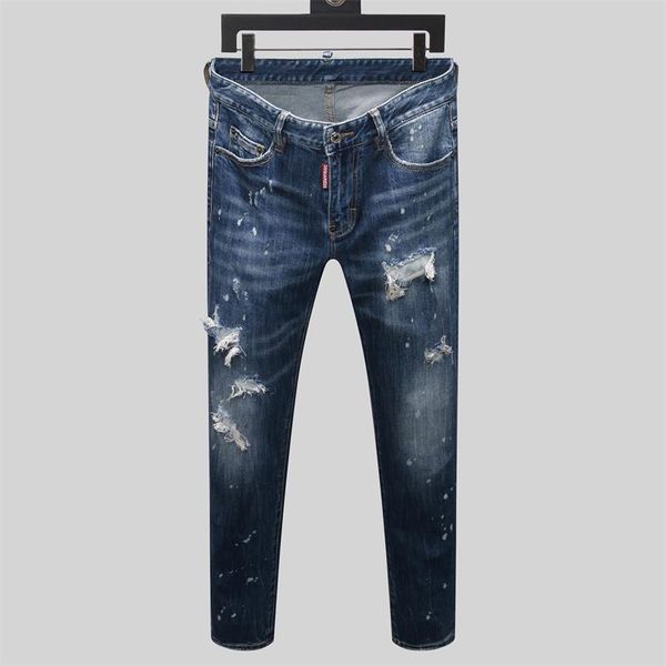 new mens designer jeans straight-leg luxury pants brand pant jogging slim motorcycle male causal slim clothing trousers causal printing, Blue
new mens designer jeans straight-leg luxury pants brand pant jogging slim motorcycle male causal slim clothing trousers causal printing, Blue