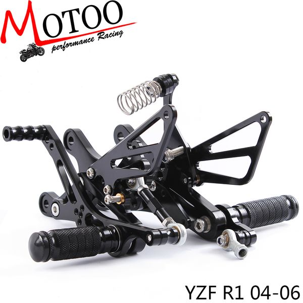 motoo - full cnc aluminum motorcycle rear sets rear set for yamaha yzf-r1 r1 2004-2006
motoo - full cnc aluminum motorcycle rear sets rear set for yamaha yzf-r1 r1 2004-2006