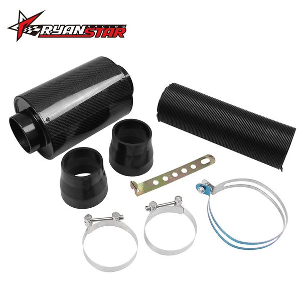 ryanstar - universal racing air filter box carbon fiber cold feed induction kit air intake kit ip009
ryanstar - universal racing air filter box carbon fiber cold feed induction kit air intake kit ip009