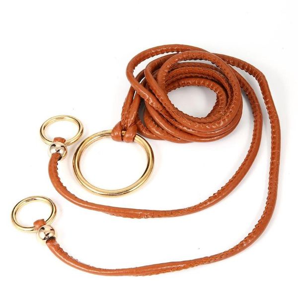 women fashion synthetic leather metal ring waistband solid waist casual, party, business belts decoration, Black;brown
women fashion synthetic leather metal ring waistband solid waist casual, party, business belts decoration, Black;brown