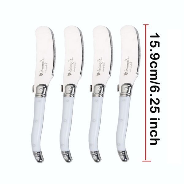 6.25'' 16cm laguiole stainless steel butter spreader white wedding cheese knife slicer cutter set christmas restaurant cutlery kni
6.25'' 16cm laguiole stainless steel butter spreader white wedding cheese knife slicer cutter set christmas restaurant cutlery kni