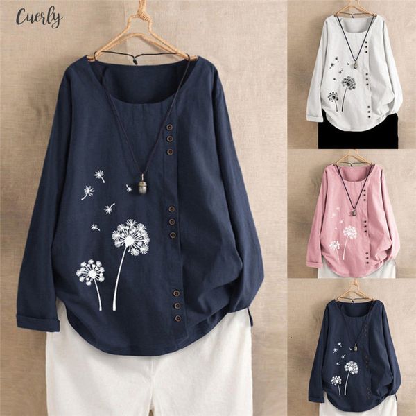 lady shirt loose single breasted shirts womens casual loose button linen plus size print boho tanic shirt blouse, White
lady shirt loose single breasted shirts womens casual loose button linen plus size print boho tanic shirt blouse, White