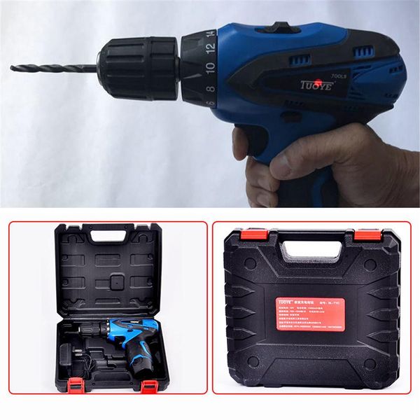 speed-regulated rechargeable hand electrical drill 12v/16.8v charging drill charging small hand multi-function lithium dri
speed-regulated rechargeable hand electrical drill 12v/16.8v charging drill charging small hand multi-function lithium dri