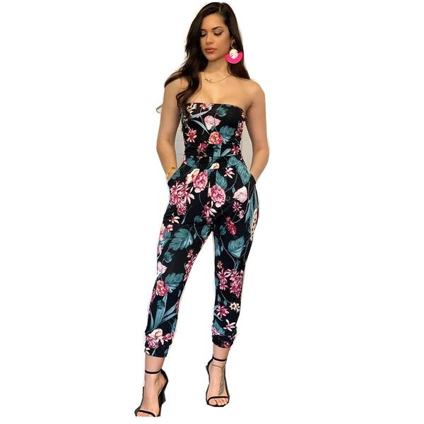 womens jumpsuit overalls high waist printed off shoulder strapless playsuit fashion backless bodycon bandage rompers, Black;white
womens jumpsuit overalls high waist printed off shoulder strapless playsuit fashion backless bodycon bandage rompers, Black;white