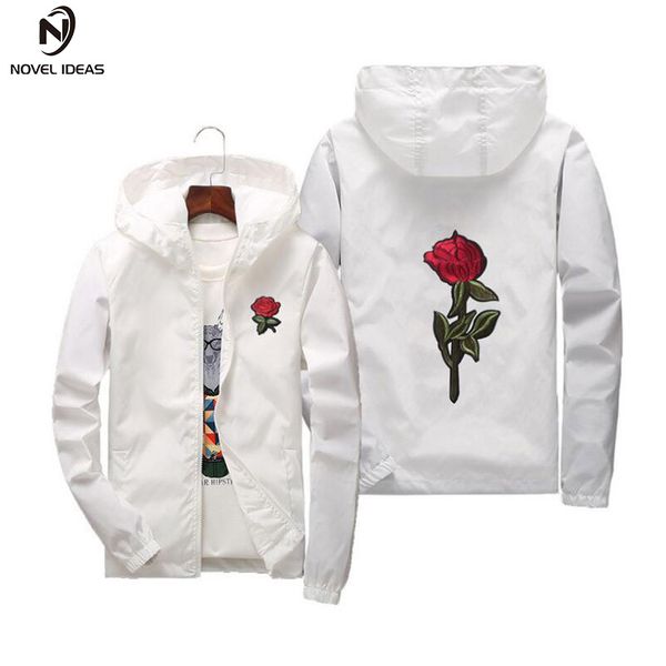 2020 spring and summer thin jacket men long sleeve zipper windbreaker men hip hop rose embroidery jackets coat us size, Black;brown
2020 spring and summer thin jacket men long sleeve zipper windbreaker men hip hop rose embroidery jackets coat us size, Black;brown