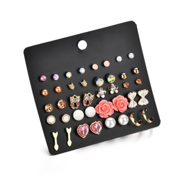 20 pair/set vintage small stud earring set mix crown star flower heart butterfly stud sets for women e2858, Golden;silver
20 pair/set vintage small stud earring set mix crown star flower heart butterfly stud sets for women e2858, Golden;silver